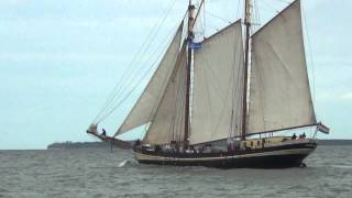 Gaffelschoner Zuiderzee  Hanse Sail Rostock 2012 [upl. by Einama347]