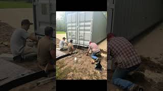 40 ft Container Home alternativehomes containerliving alternativehousing affordablehousing [upl. by Yllas]