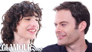 Bill Hader and Finn Wolfhard Interview Each Other  Glamour [upl. by Patrica776]