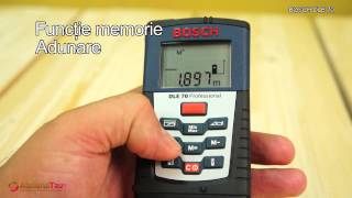 Bosch DLE 70  Telemetru laser 70 m 15 mmm  Prezentare completa [upl. by Knowlton342]