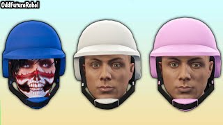 UPDATED WAY TO GET COLORED BULLETPROOF HELMETS ON ANY SAVED OUTFIT GLITCH GTA 5 ONLINE [upl. by Ahsenek]