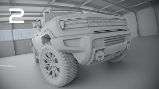 Blender Vehicle Image Modeling  Section 1 Part 2 [upl. by Meill]