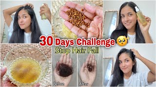 ✅ 30 Days Challenge  চুল পড় বন্ধ করার সহজ উপায়  Stop Hair Fall in Just 30 Days 💁🏻‍♀️✨ [upl. by Naillimxam56]