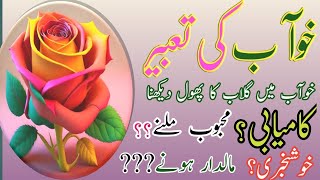 Khwab Mein Gulab Ka Phool Dekhna  Rose Dream Meaning  Khwab Ki Tabeer In Hindi Urdu [upl. by Korenblat819]