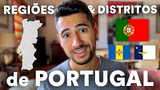 As Regiões e Distritos de Portugal [upl. by Pandich464]