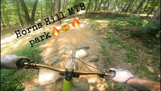 SHUTTLE PARK IN OHIO😳  HORNS HILL MTB PARK [upl. by Lull]