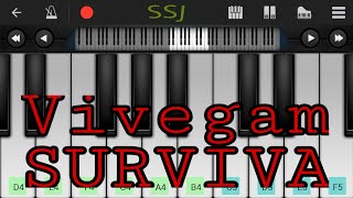 Vivegam Surviva Song  Piano Cover  Perfect Piano [upl. by Jacquelynn883]