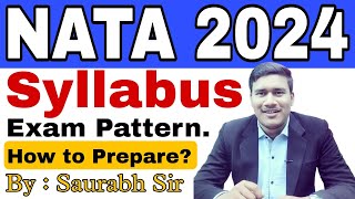 NATA 2024 Exam Pattern SyllabusHow to prepare  explained in Hindi by Saurabh Sir [upl. by Samp]