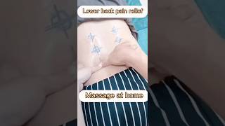 Lower back pain relief exercise at homerelief lower back pain shorts trending backpain [upl. by Magdalena]