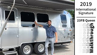 Airstream 2019 International Signature 23FB Travel Trailer Walk Through [upl. by Azriel]