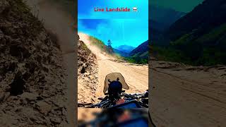 Live Landslide on the Worlds Most Dangerous Route TandiKishtwar Road Himachal Pradesh [upl. by Keefer75]