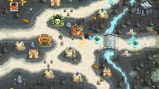 Kingdom Rush Frontiers Walkthrough Level 20 Desecrated Grove Veteran Heroic [upl. by Osy918]