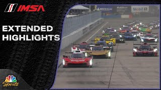 IMSA EXTENDED HIGHLIGHTS Twelve Hours of Sebring  31624  Motorsports on NBC [upl. by Euqinehs]