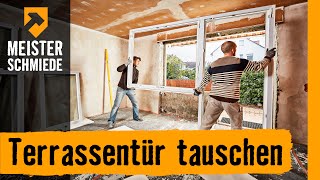 Terrassentür tauschen  HORNBACH Meisterschmiede [upl. by Neeron]