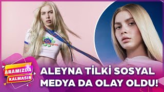 Aleyna Tilkinin Sahne Kostümü Sosyal Medyada Olay Oldu  Aramızda Kalmasın [upl. by Reldnahc237]