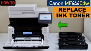 Canon ImageClass MF644Cdw Ink Toner Replacement [upl. by Otrebtuc]