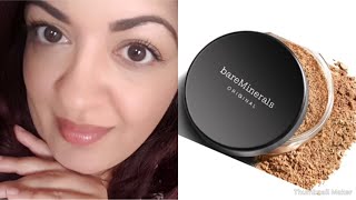 How to Conceal Under Eye Circles and Puffiness Quickly with Bareminerals [upl. by Llerrot]