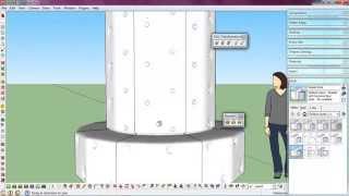 Surface modeling in SketchUp [upl. by Annovy]