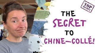 The Secret to Chinecollé in Collagraphs and some cool designs [upl. by Enirbas]