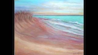 Seascape soft pastel demo painting by Veronica Flynn [upl. by Tnecnivleahcim]