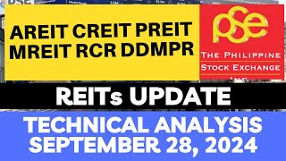 AREIT  CREIT  RCR  MREIT  PREIT  DDMPR  PSE TECHNICAL ANALYSIS [upl. by Arde]