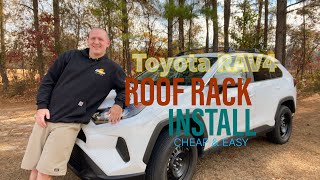 20192022 RAV4 RoofRack Install  Save  DIY  2021 Toyota RAV4 RoofRack [upl. by Auburn]