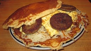 Ultimate Pancake Breakfast Challenge in Des Moines [upl. by Aerdnua947]