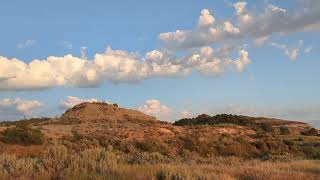 Peaceful scenery from Western North Dakota  Theodore Roosevelt National Park Petrified Forest [upl. by Htidirem]