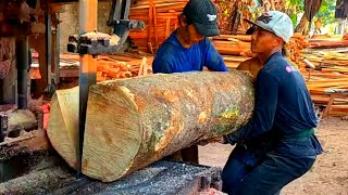 Waoow Kayu Kenanga Langka Ukuran Jumbo Disawmil Jadi Balok Bahan Tongkat Pramuka [upl. by Baram240]