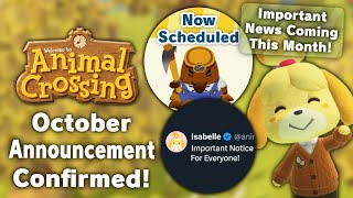 Announcement CONFIRMED For Animal Crossing Players This Month [upl. by Korella881]