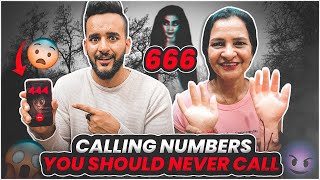 Calling HAUNTED numbers YOU should NEVER call  Scary [upl. by Cinimod350]