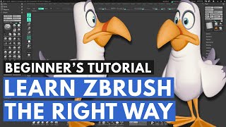 ZBrush EXPLAINED A Beginner Tutorial [upl. by Cissiee]