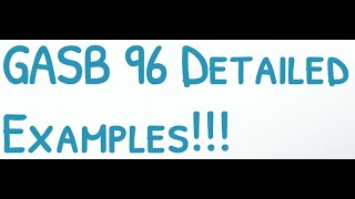 Understanding GASB 96 Three Examples of SubscriptionBased IT Arrangements Explained [upl. by Hayyikaz206]