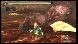 MH3U Village Alatreon run high rank gear [upl. by Anehsat484]