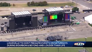 Louisville to host pregame events on Saturdays during Bourbon and Beyond Louder Than Life [upl. by Auberbach]