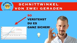 Schnittwinkel zwischen zwei Geraden [upl. by Tergram]