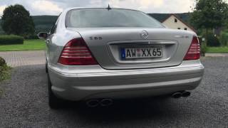 Mercedes Benz S65 AMG V220 W220 Sound [upl. by Jenei]