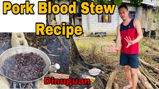 Vlog33 PORK BLOOD STEW DINUGUAN  DINARDARAAN  I ILOCANO VERSION I BY YLARN [upl. by Haerdna358]