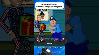 Noob PoliceMan Berhasil tangkap penjahat ‼️roblox minecraft funny skibiditoilet [upl. by Ttergram]