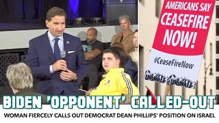 Town Hall Gets Wild As Voter Fiercely Calls Out Democrat Dean Phillips’ Position On Israel [upl. by Noble]