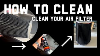 How to clean your after market air filter [upl. by Adnola589]