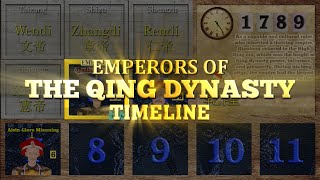 Emperors of the Qing Dynasty Timeline 15921967 [upl. by Assinna]