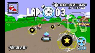 Sonic Robo Blast 2 Kart v15  SMK Donut Plains 1 as Chao [upl. by Yelssew]