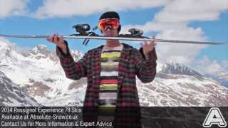 2013  2014  Rossignol Experience 78 Skis  Video Review [upl. by Adnohral]