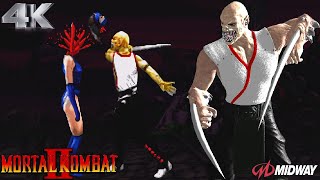 Mortal Kombat II  Baraka Arcade  1993 4K 60FPS [upl. by Akihsar289]