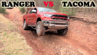 Ranger vs Tacoma 4x4 OffRoading 2022 Compilation MidSize Pickup Truck Comparison [upl. by Aohk]