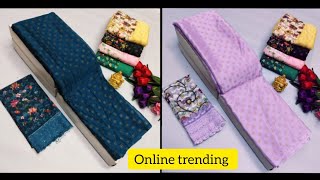 🎉Online Trending sarees collection 11122024 New Designs 🌺 [upl. by Ellenar]