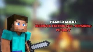 Minecraft Bedrock Edition Hacked Client 121  FREE FOR USE LEGIT [upl. by Powder]