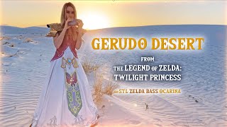 Gerudo Desert Theme  Legend of Zelda Twilight Princess on STL New Bass Ocarina [upl. by Neel]