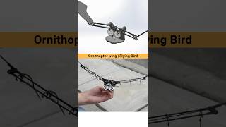 Ornithopter Wing  Flying Bird Mechanism ✅ robotics mechanical mechanism flyingbird cadcam 3d [upl. by Pacheco]